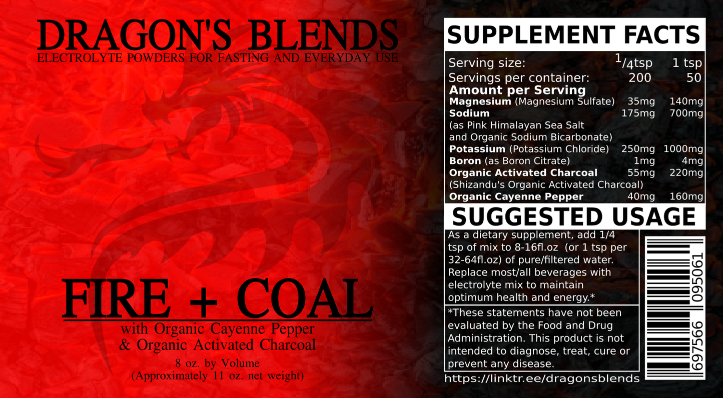 DRAGON'S FIRE+COAL