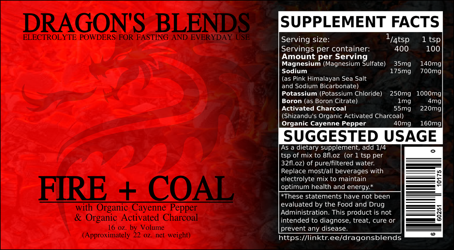 DRAGON'S FIRE+COAL