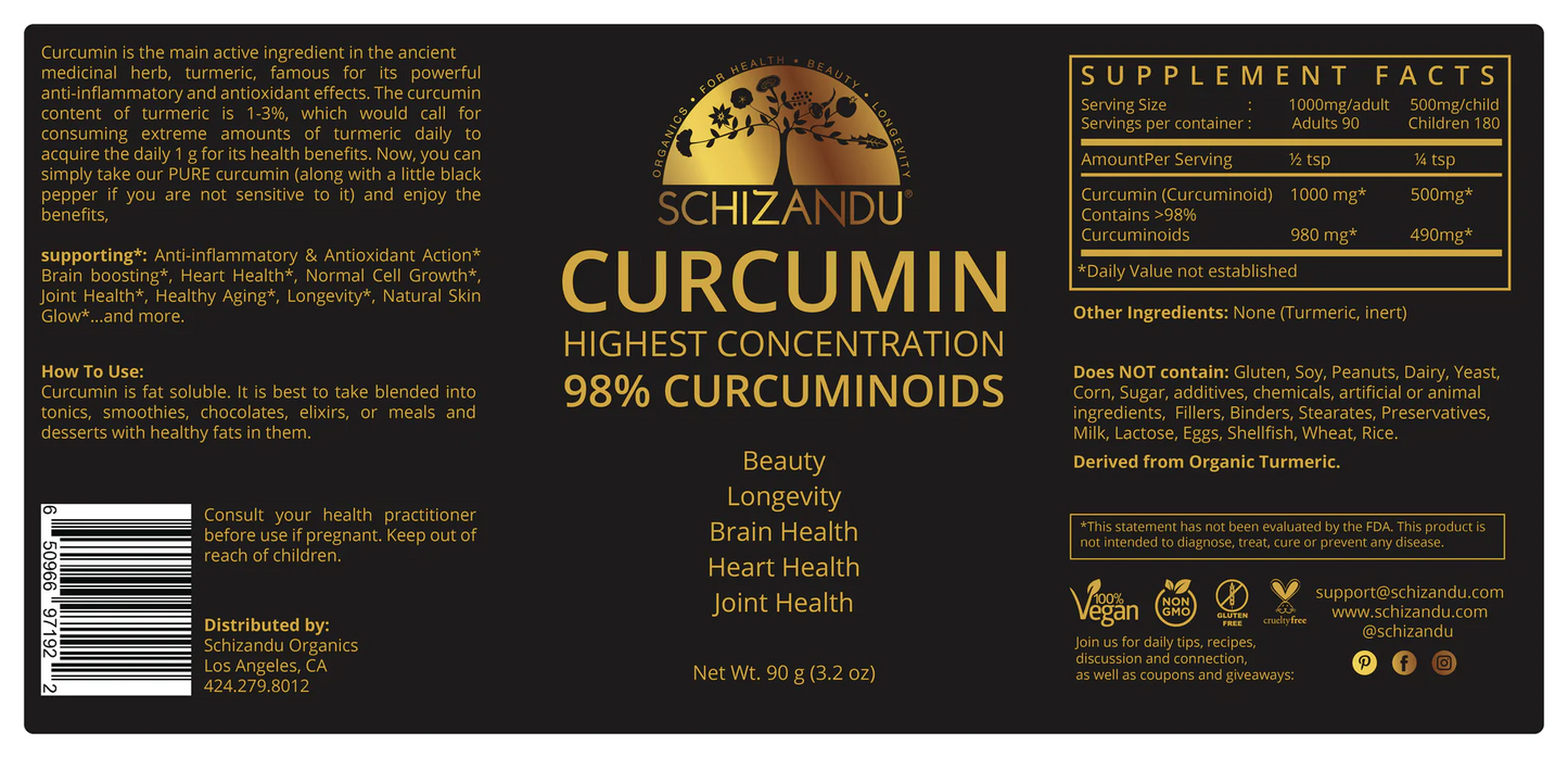 Highest Concentration Curcumin (Turmeric Extract)