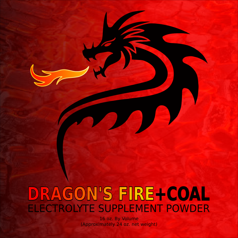 Dragon's Fire + Coal: Electrolyte Supplement Powder with Organic Activated Charcoal